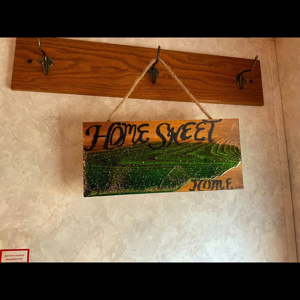 My first epoxy craft sign